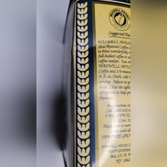 2 Vintage Maxwell House 1892 Coffee Tin - Picture 3 of 8